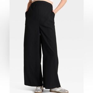 Isabel Maternity by Ingrid & Isabel Black Wide-Leg Pants